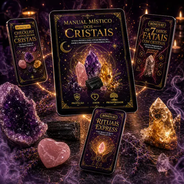 Manual Místico dos Cristais com bônus