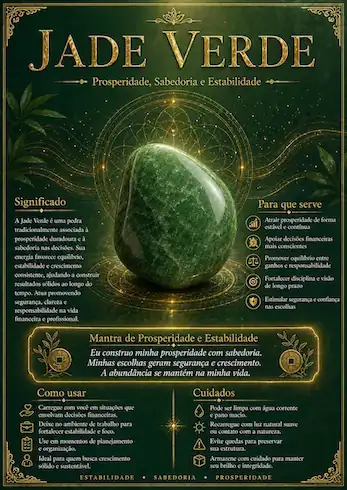 Página interna do Manual Místico dos Cristais