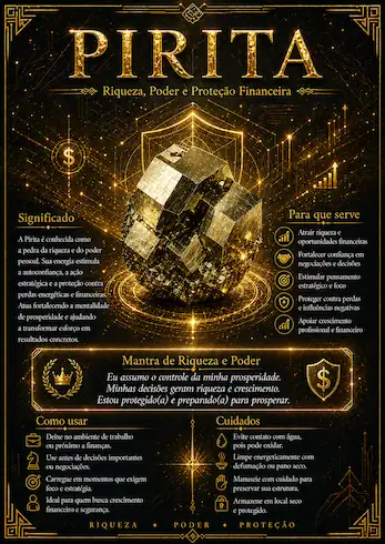 Página interna do Manual Místico dos Cristais