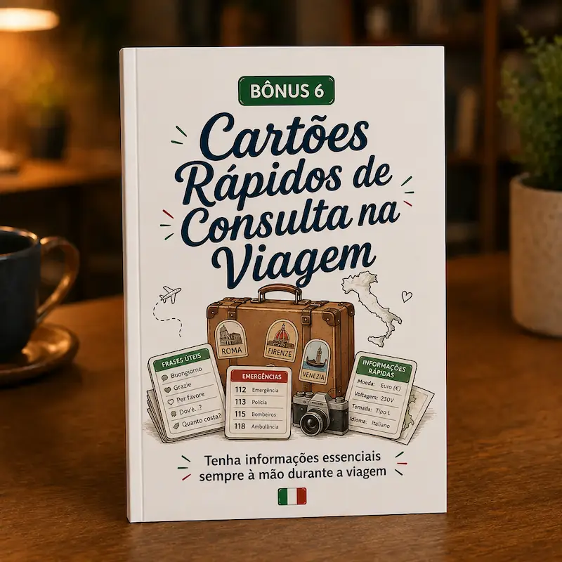 Cartões Rápidos de Consulta em Italiano