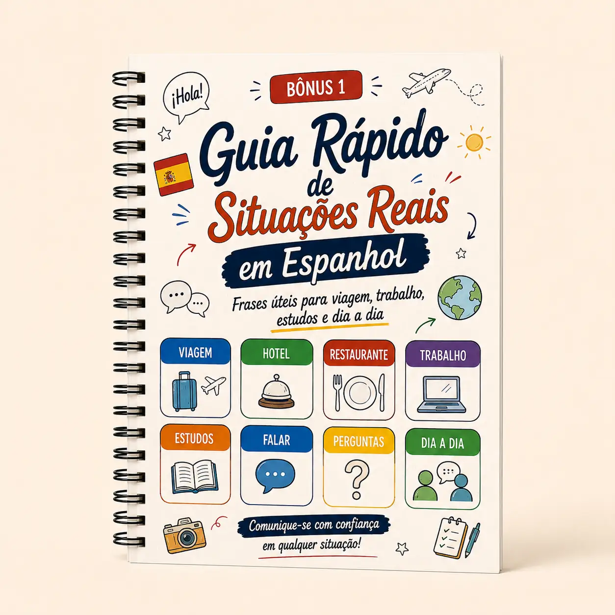 Guia Rápido de Situações Reais em Espanhol